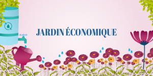 illustration jardin économique